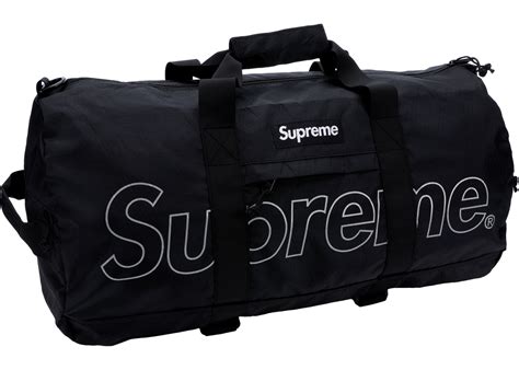 black louis vuitton supreme duffle bag